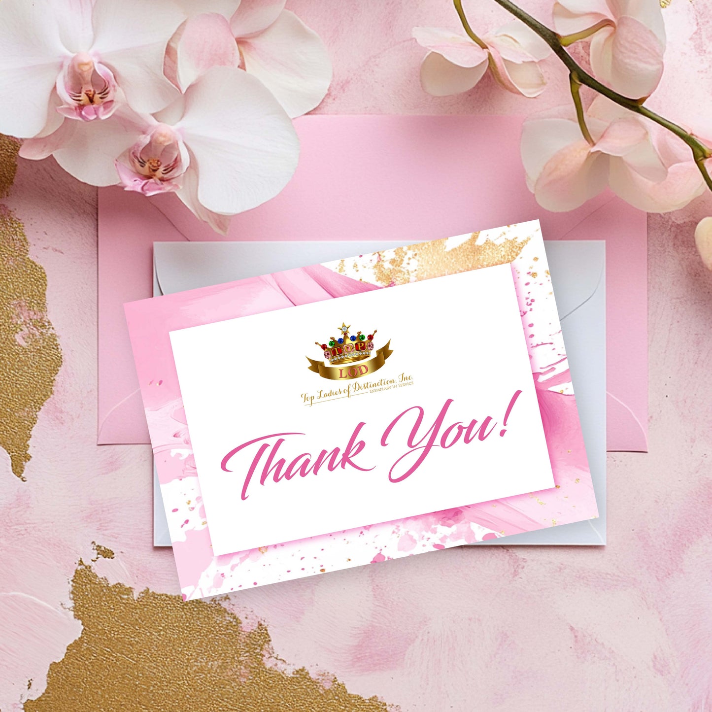 TLOD Thank You Card Foldover w/Envelopes (Blank)