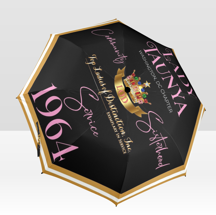48" TLOD Black Umbrella - Personalized