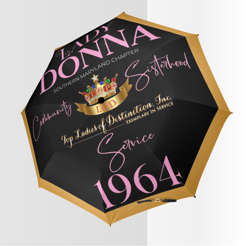 48" TLOD Black Umbrella - Personalized