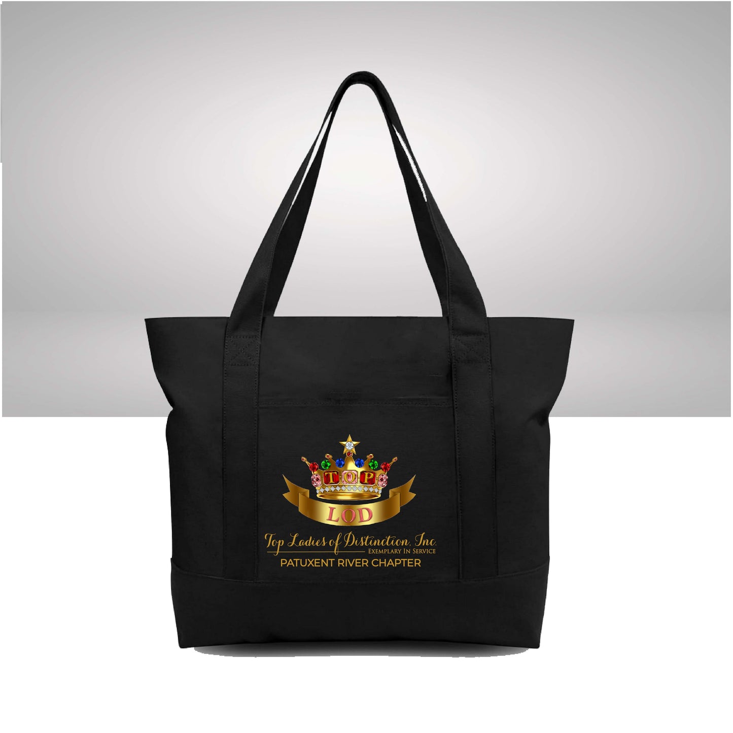 TLOD Canvas Tote Bag with an External Pocket