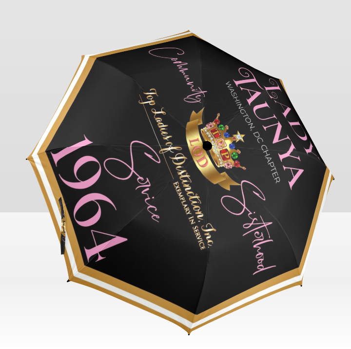 48" TLOD Black Umbrella  - Personalized