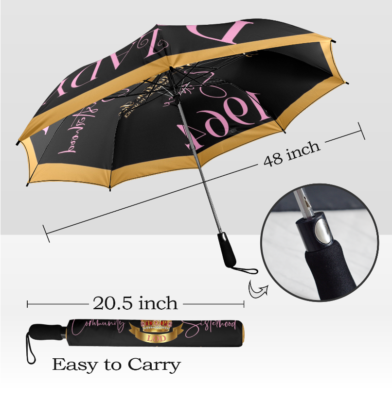 48" TLOD Black Umbrella  - Personalized